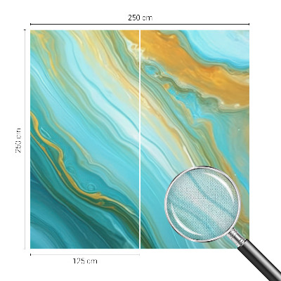 Fototapet autoadeziv pentru living cu forme colorate