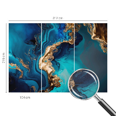 Fototapet autoadeziv cu imprimeu în nuanțe abstracte colorate