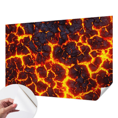 Fototapet autoadeziv cu imprimeu de pene colorate