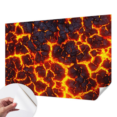 Fototapet autoadeziv cu imprimeu de pene colorate