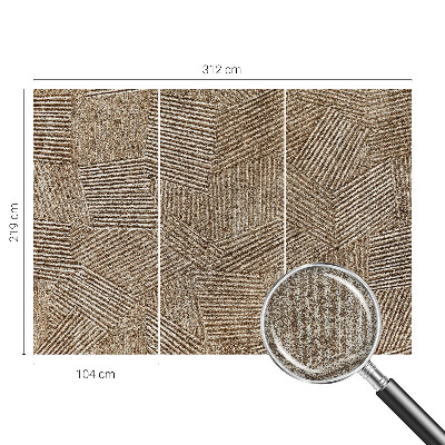 Fototapet 3D cu flori în tonuri pastelate