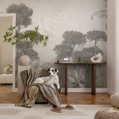 Fototapet 3D pentru living cu motiv de linii geometrice