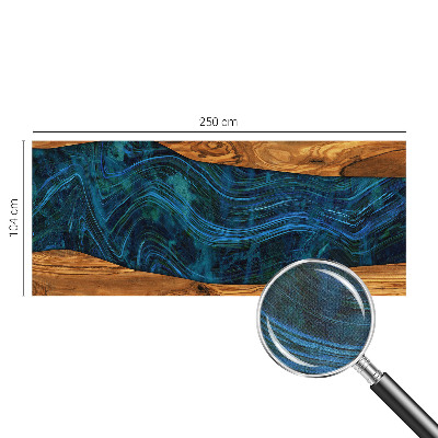 Fototapet 3D pentru dormitor cu motiv de pene colorate