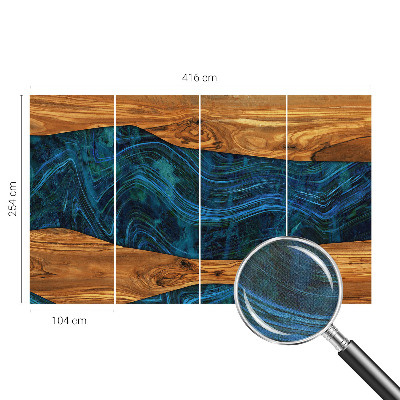Fototapet 3D pentru dormitor cu motiv de pene colorate
