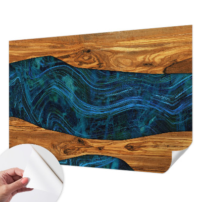 Fototapet 3D pentru dormitor cu motiv de pene colorate