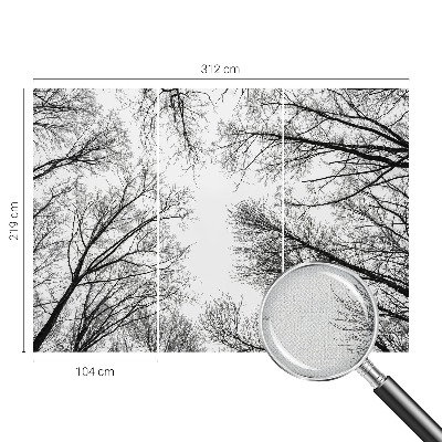 Fototapet autoadeziv pentru living cu tușe colorate