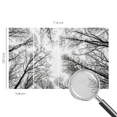Fototapet autoadeziv pentru living cu tușe colorate