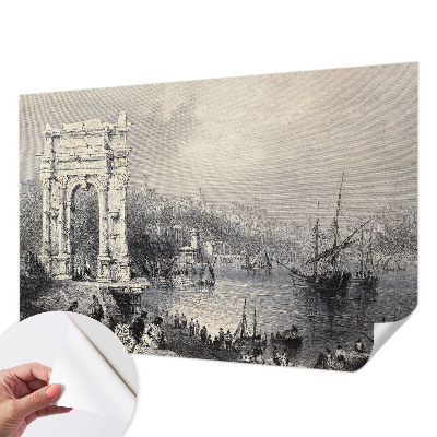 Fototapet autoadeziv pentru camera copiilor cu motif „Armonie de primăvară”