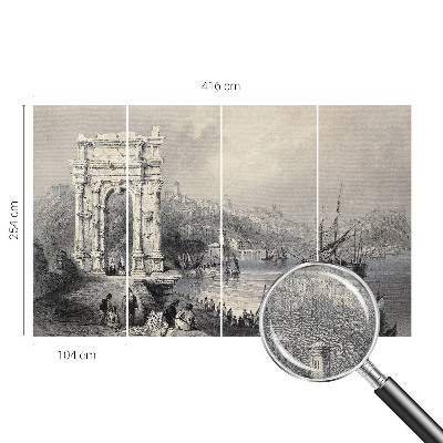 Fototapet autoadeziv pentru camera copiilor cu motif „Armonie de primăvară”