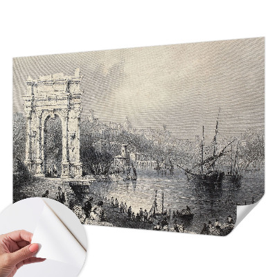 Fototapet autoadeziv pentru camera copiilor cu motif „Armonie de primăvară”