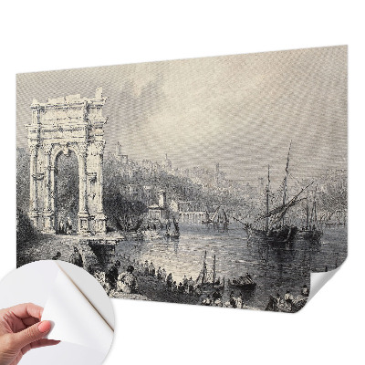 Fototapet autoadeziv pentru camera copiilor cu motif „Armonie de primăvară”