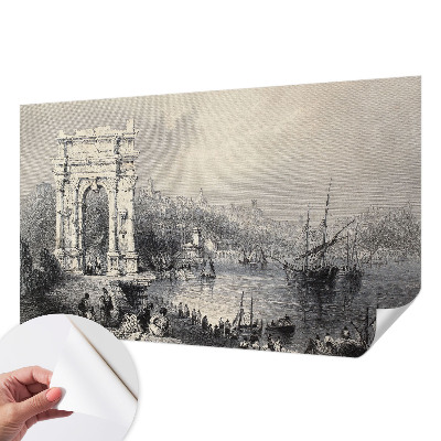 Fototapet autoadeziv pentru camera copiilor cu motif „Armonie de primăvară”
