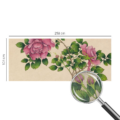 Fototapet autocolant în design cu pene subtile