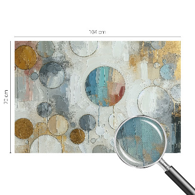 Tapet autoadeziv cu model Haos colorat pentru decor