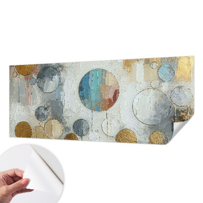 Tapet autoadeziv cu model Haos colorat pentru decor