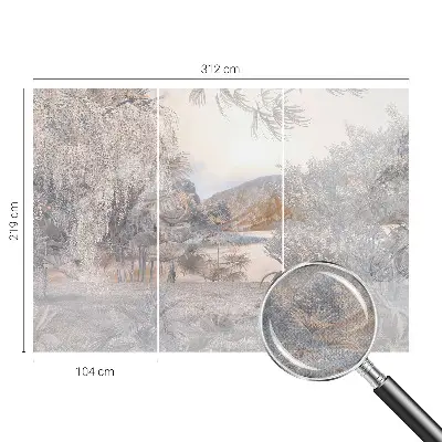 Fototapet autoadeziv pentru dormitor Armonie geometrică