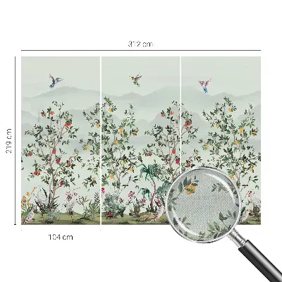 Fototapet 3d Un stol de cocori