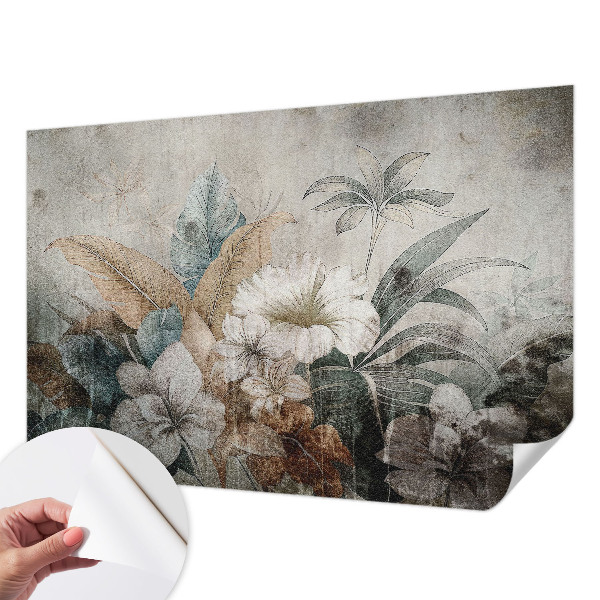 Fototapet 3D pentru living cu peisaj exotic