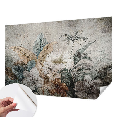 Fototapet 3D pentru living cu peisaj exotic