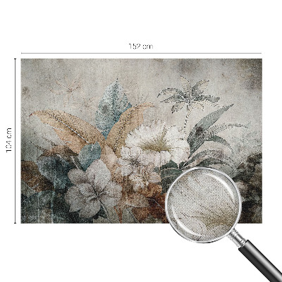 Fototapet 3D pentru living cu peisaj exotic