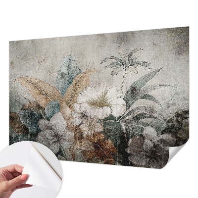 Fototapet 3D pentru living cu peisaj exotic