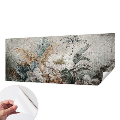 Fototapet 3D pentru living cu peisaj exotic
