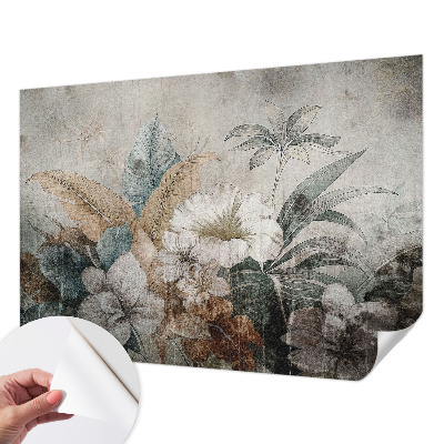 Fototapet 3D pentru living cu peisaj exotic