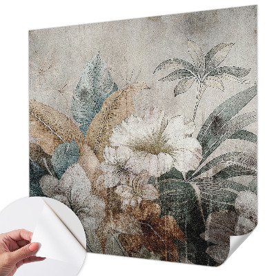 Fototapet 3D pentru living cu peisaj exotic