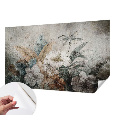 Fototapet 3D pentru living cu peisaj exotic