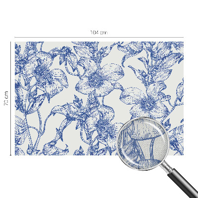 Fototapet 3D pentru dormitor cu un buchet delicat