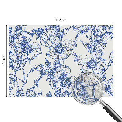 Fototapet 3D pentru dormitor cu un buchet delicat