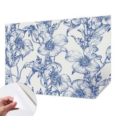 Fototapet 3D pentru dormitor cu un buchet delicat