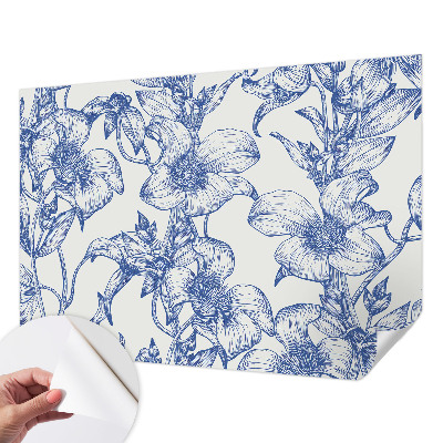Fototapet 3D pentru dormitor cu un buchet delicat