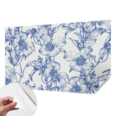Fototapet 3D pentru dormitor cu un buchet delicat