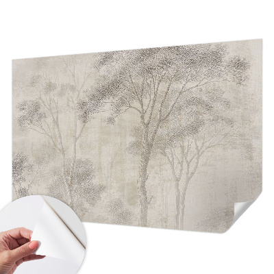 Fototapet autocolant cu imagine cu o bufniță într-un decor natural