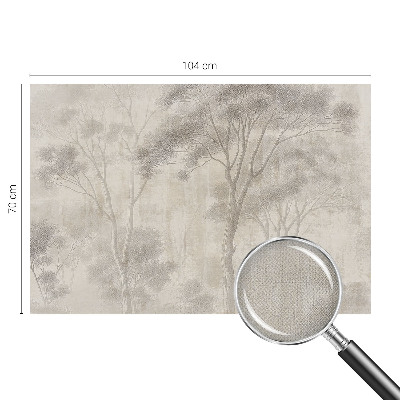 Fototapet autocolant cu imagine cu o bufniță într-un decor natural