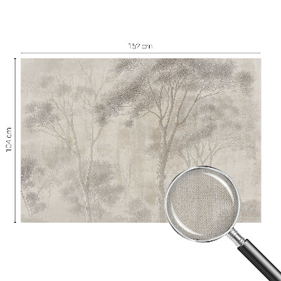 Fototapet autocolant cu imagine cu o bufniță într-un decor natural
