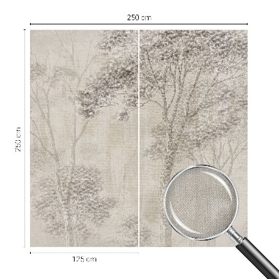 Fototapet autocolant cu imagine cu o bufniță într-un decor natural