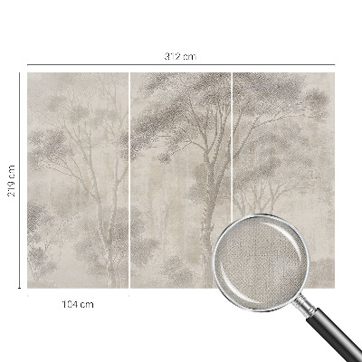 Fototapet autocolant cu imagine cu o bufniță într-un decor natural