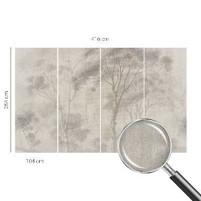 Fototapet autocolant cu imagine cu o bufniță într-un decor natural