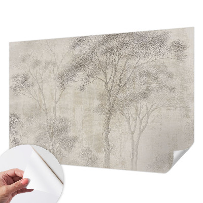 Fototapet autocolant cu imagine cu o bufniță într-un decor natural