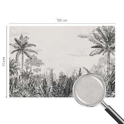 Tapet autocolant perete cu motiv floral elegant