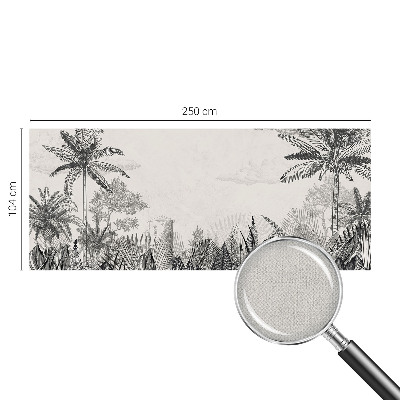 Tapet autocolant perete cu motiv floral elegant