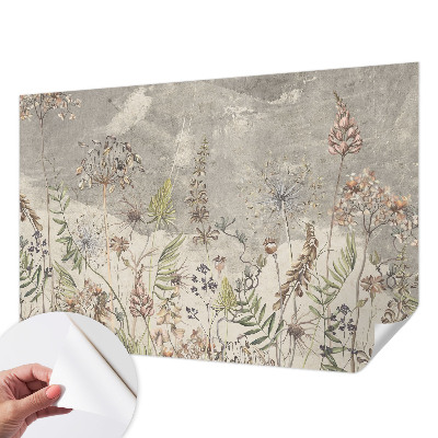 Fototapet 3D autoadeziv cu flori colorate