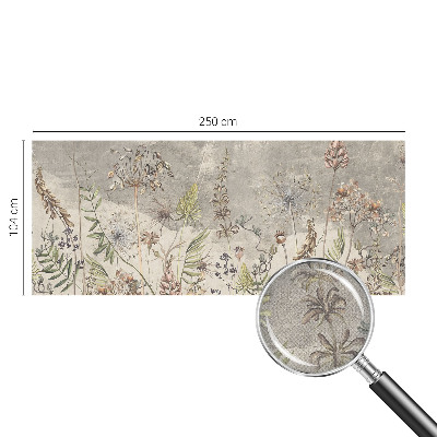 Fototapet 3D autoadeziv cu flori colorate