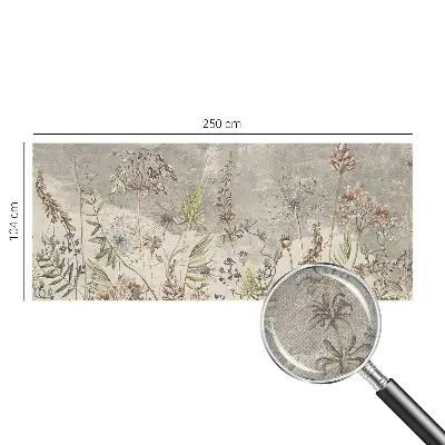 Fototapet 3d autoadeziv Flori colorate