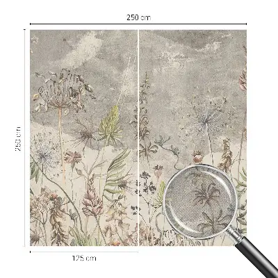 Fototapet 3d autoadeziv Flori colorate