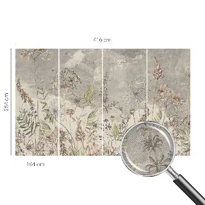 Fototapet 3d autoadeziv Flori colorate