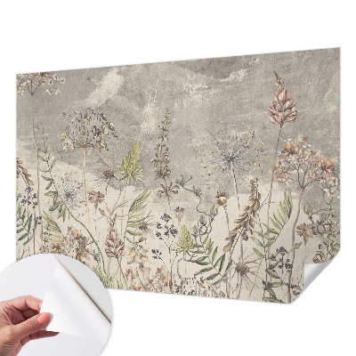 Fototapet 3D autoadeziv cu flori colorate
