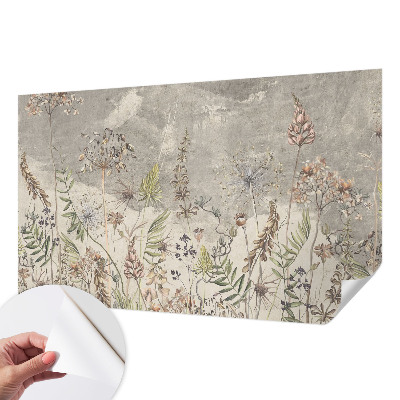Fototapet 3D autoadeziv cu flori colorate